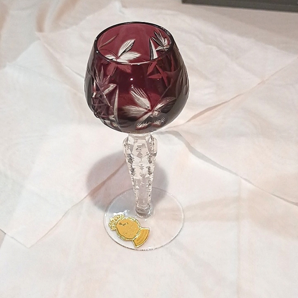 4 Beautiful Vintage Crystal Cordials